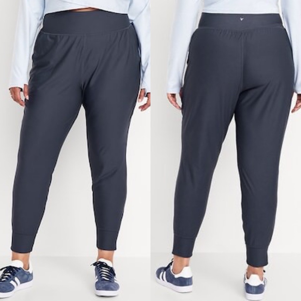 Old Navy NEW High Waisted PowerSoft Pocket Ankle Joggers Pants Sz 3X